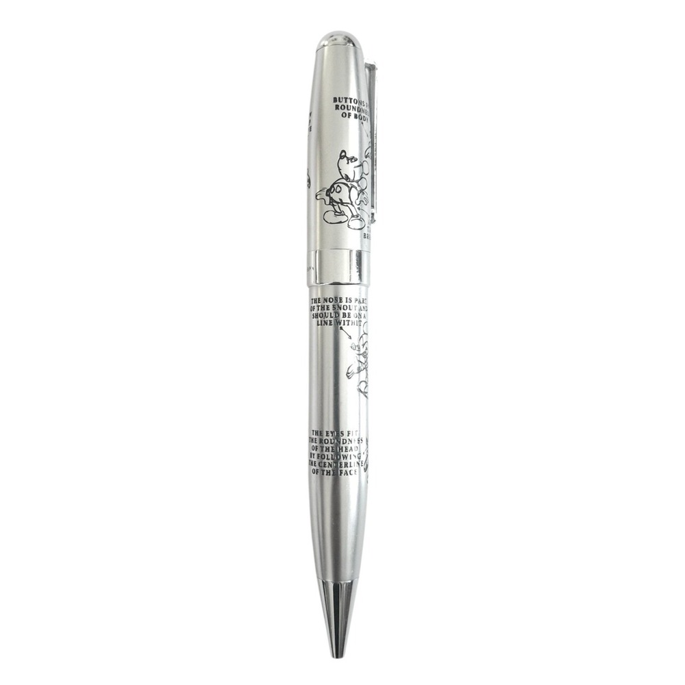 Disney Mickey Mouse Executive Collection Etched Metal Twist Ballpoint Pen